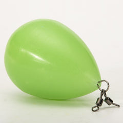 3pcs Luminous Egg Float Glow In Fishing Float Thrower Acrylic Iscas Tackle
