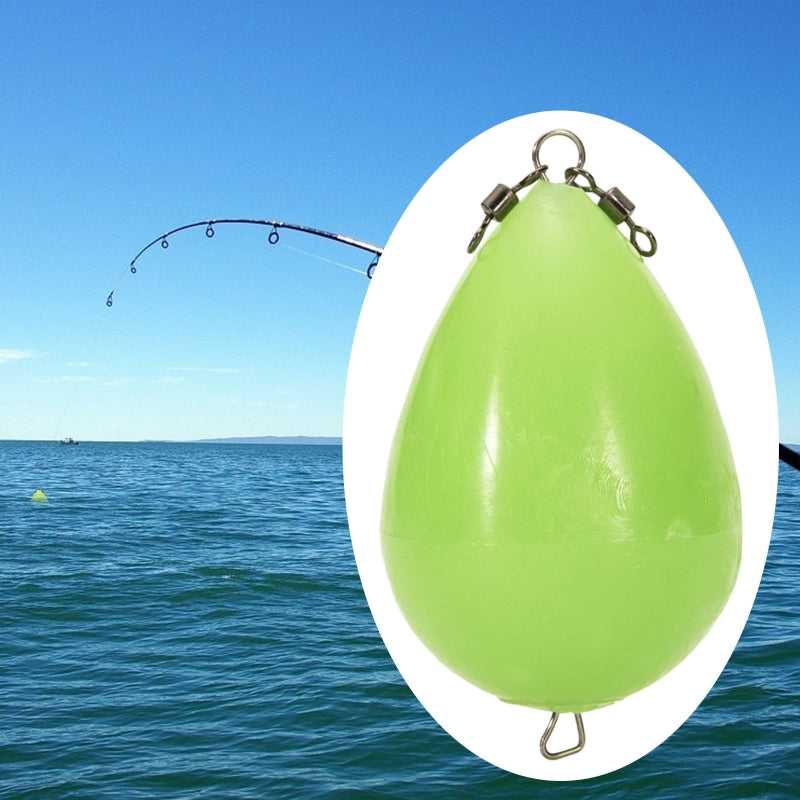 3pcs Luminous Egg Float Glow In Fishing Float Thrower Acrylic Iscas Tackle