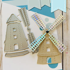 Tower and Windmill Cutting Dies for Paper Crafts
