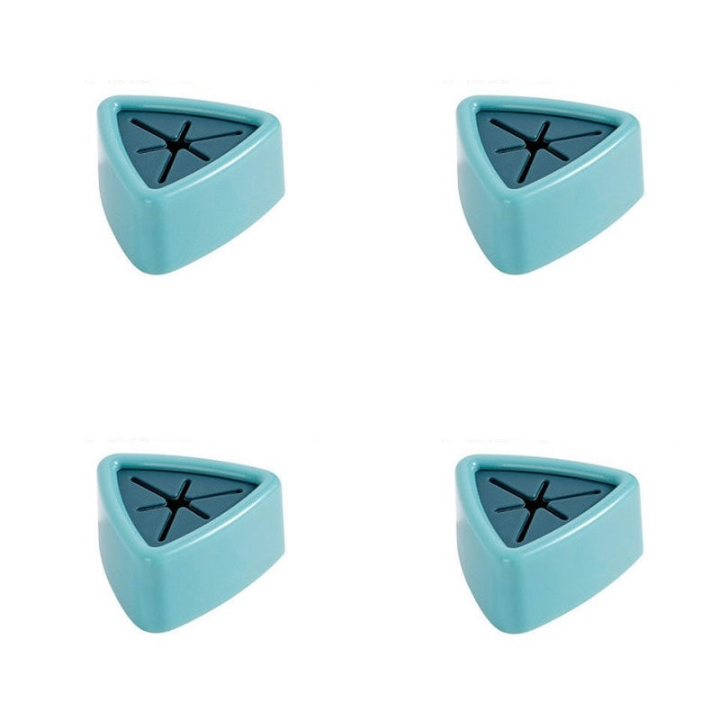 4pcs Towel Stopper Dish Cloth Hooks Wall Mount Hand Towel Holder