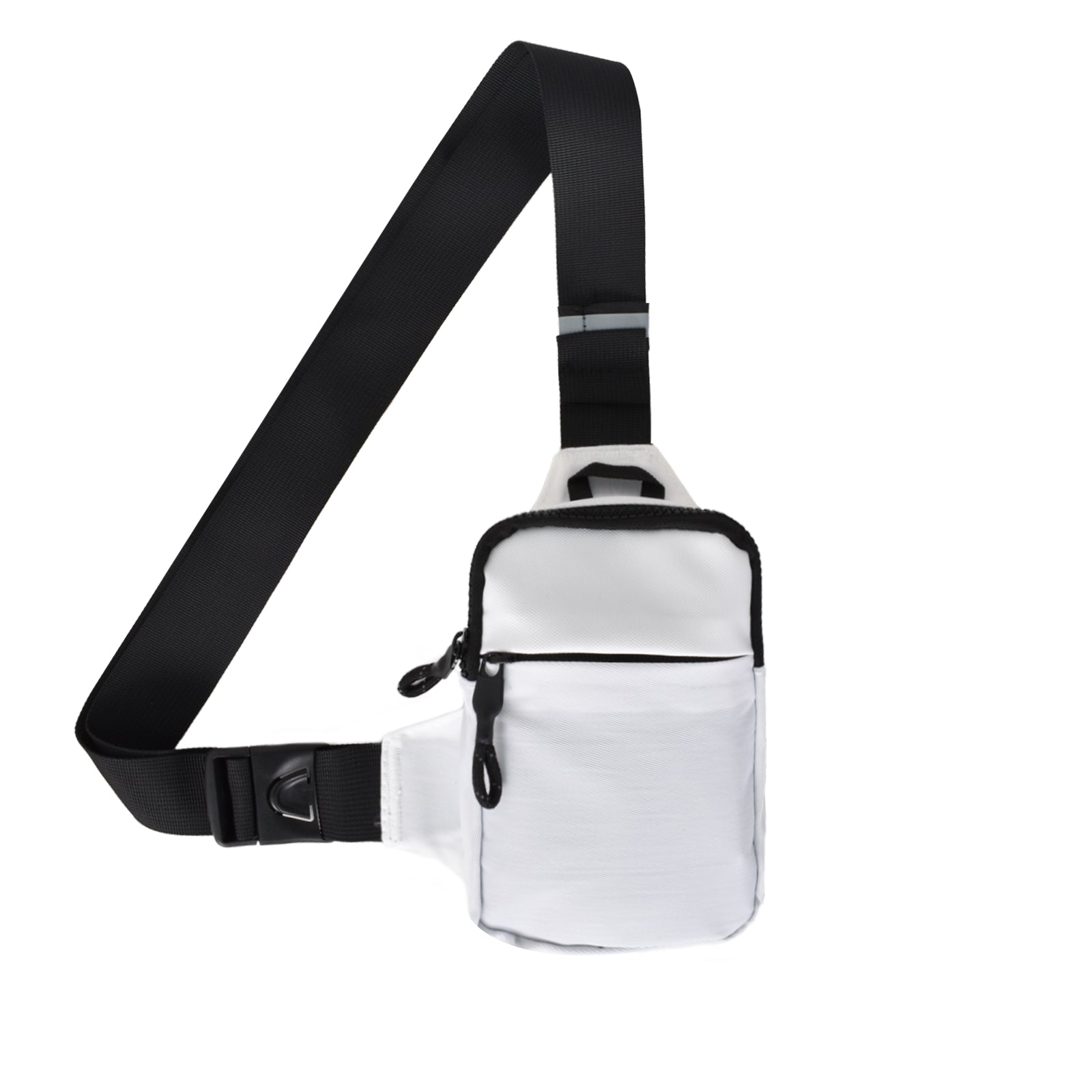 Men's Reflective Strip Waterproof Messenger Bag