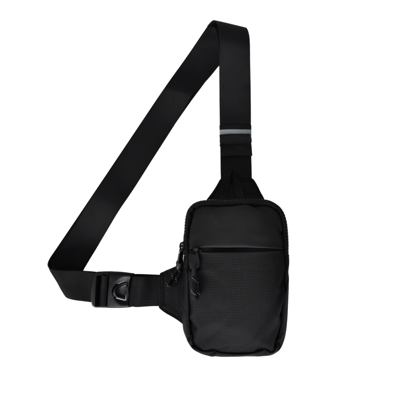 Men's Reflective Strip Waterproof Messenger Bag