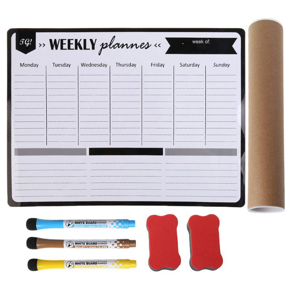 A3 Magnetic Weekly & Monthly Planner Whiteboard Fridge Magnet