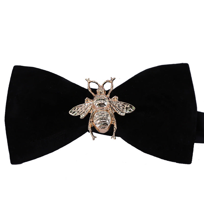 Groom Velvet Bow Tie For Wedding Bee Decor Bow Ties