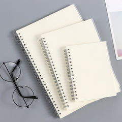 Transparent Hard Shell Coil Notebook