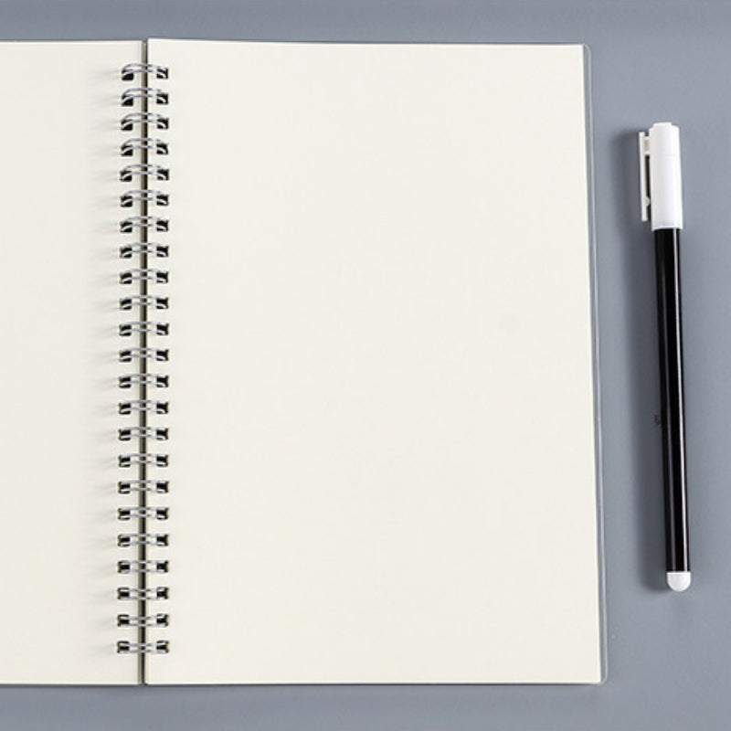 Transparent Hard Shell Coil Notebook