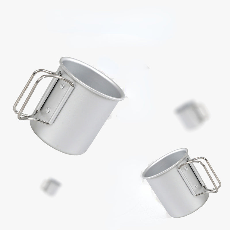 Aluminum Folding Water Cup Coffee Mug Outdoor Travel