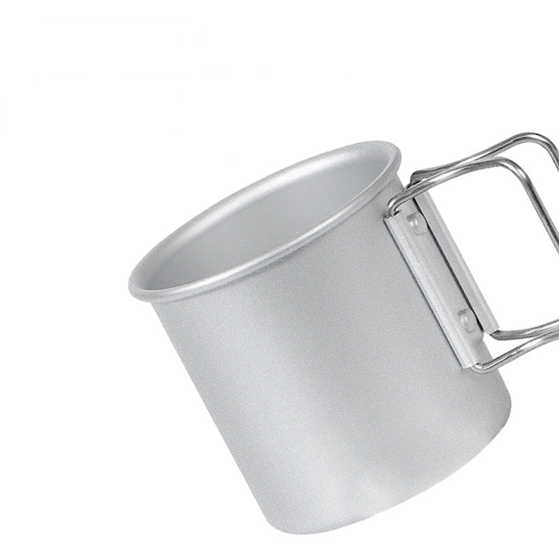 Aluminum Folding Water Cup Coffee Mug Outdoor Travel