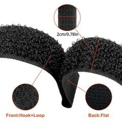 Adjustable Body Strap with Button Reverse Hook and loop Fastener