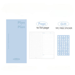 Leather Pocket Daily Planner To Do List Notebook 80 Pages