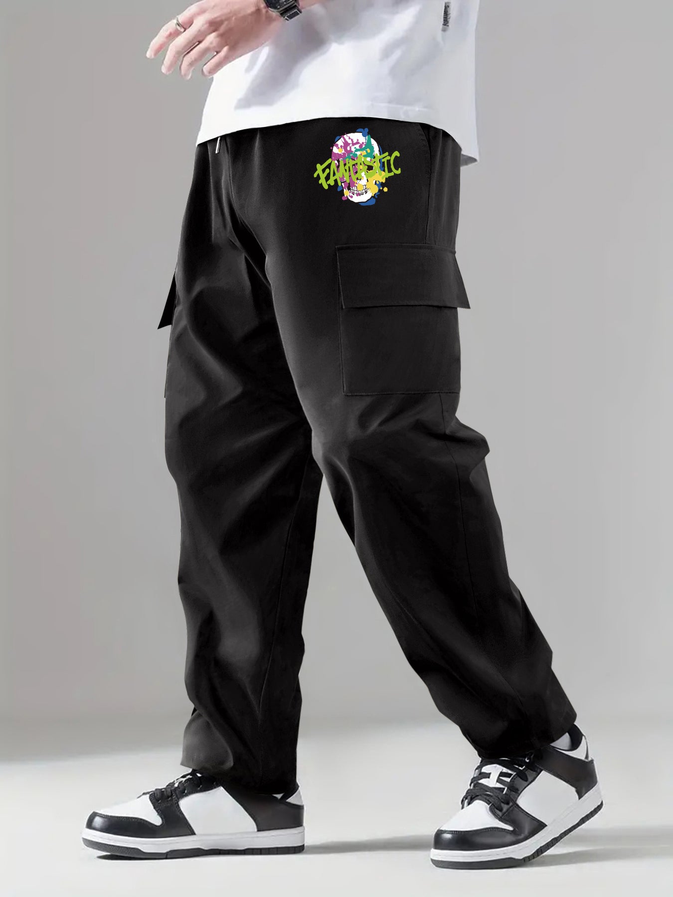 Cargo Pants Men's Flap Pocket Trousers