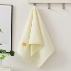 Cloud Embroidered Hand Towel Soft Absorbent Face Towel