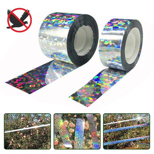 100M Double Sided Bird Repellent Reflective Tape Pest Control