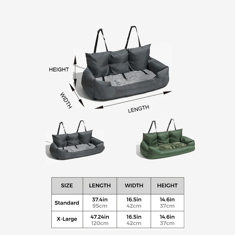 Waterproof Dog Bed & Folding Pet Carrier