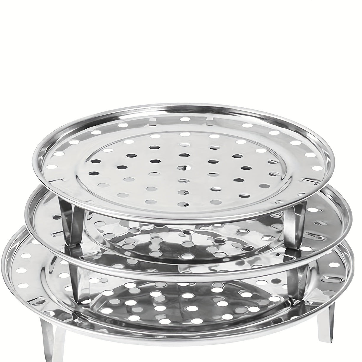 Stainless Steel Steamer Rack for Steaming, Canning, and Cooking