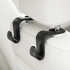 2pcs Car Back Seat Hook Rear Headrest Organizer Hanger Storage Hook