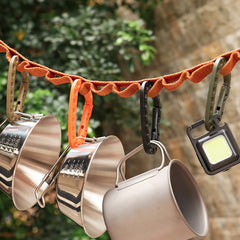 Durable Lightweight Tactical Carabiner for Outdoor Hanging