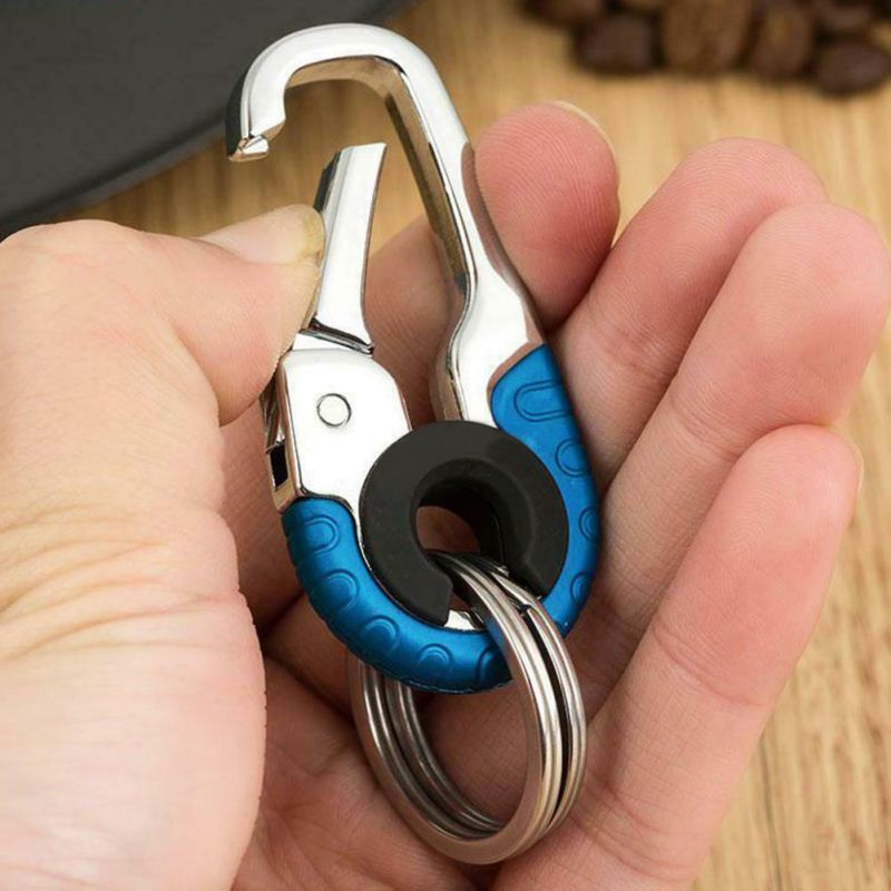 Stainless Steel Keychain Hook for Outdoor Camping Hiking Fishing
