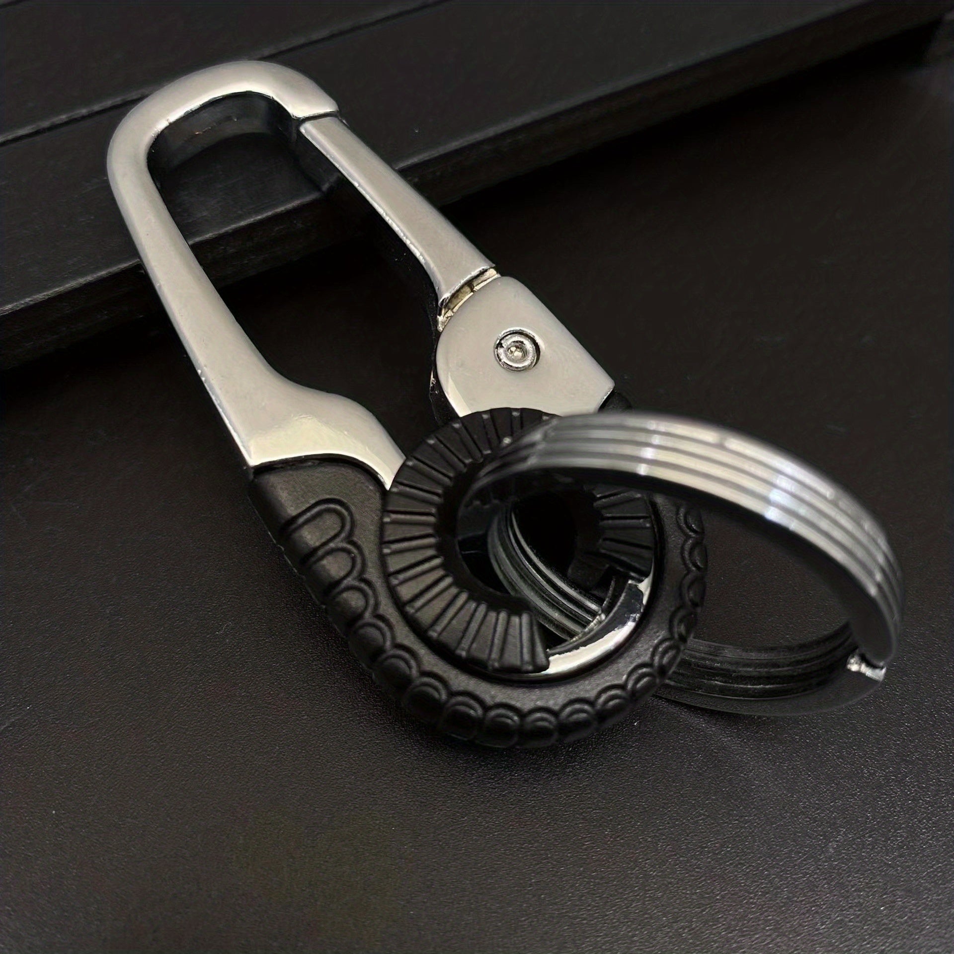 Stainless Steel Keychain Hook for Outdoor Camping Hiking Fishing