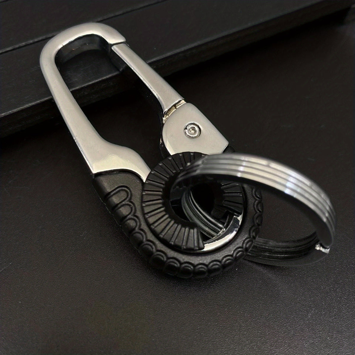 Stainless Steel Keychain Hook for Outdoor Camping Hiking Fishing
