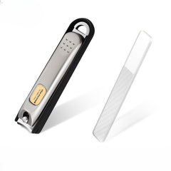 Portable Anti Splash Nail Cutter Stainless Steel Fingernail Manicure Tool