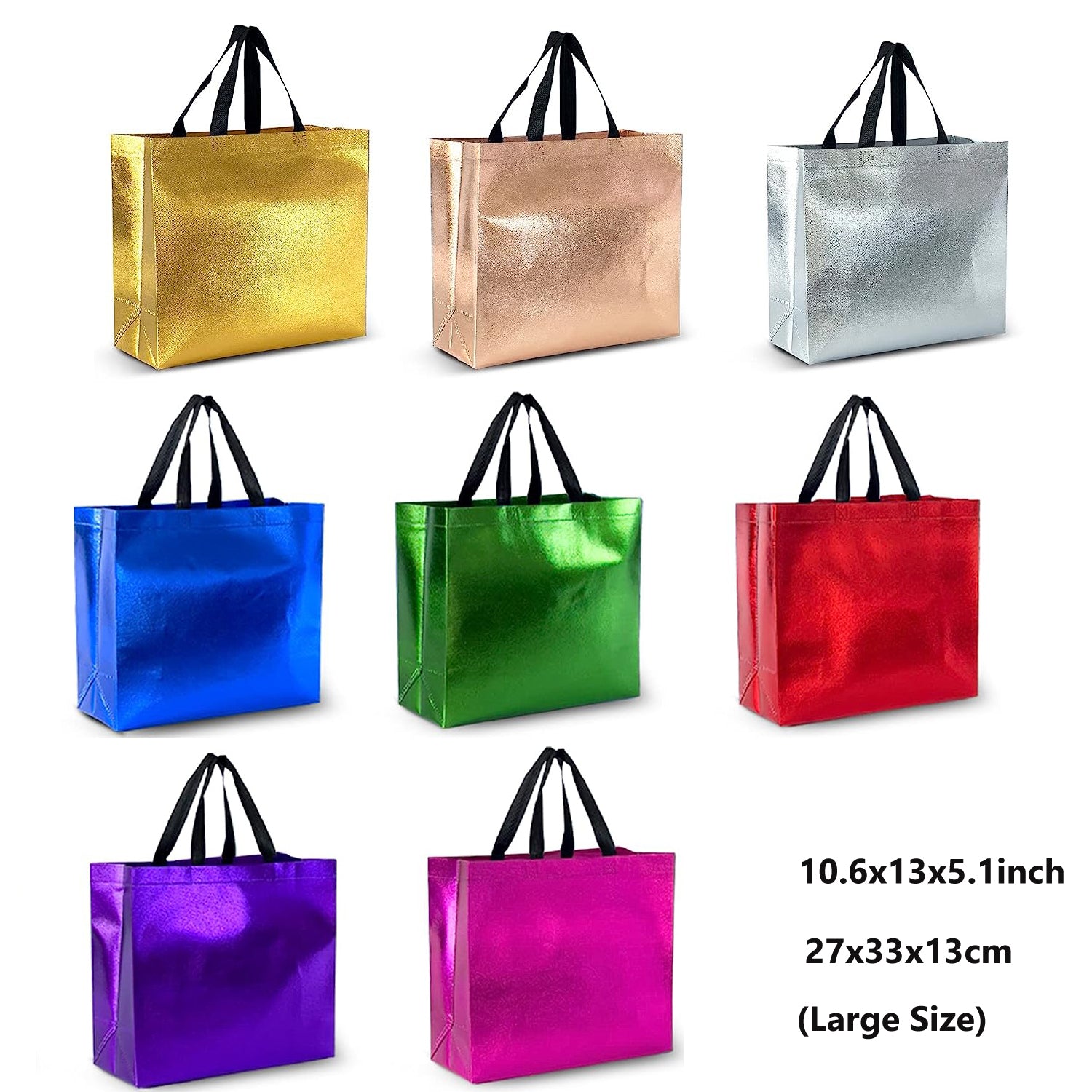 Sparkle Iridescent Gift Bags Mix for Parties and Shopping