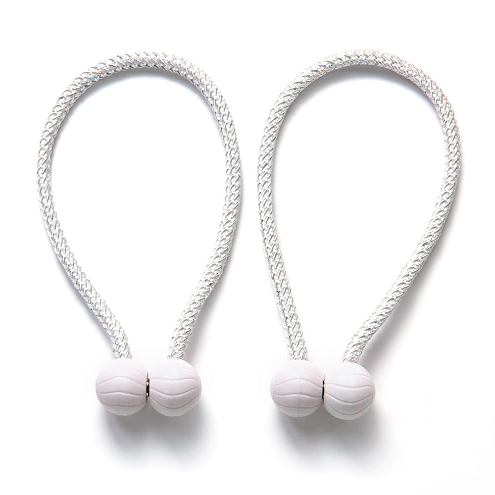 2pcs Minimalist Magnetic Curtain Tiebacks for Bedroom and Living Room
