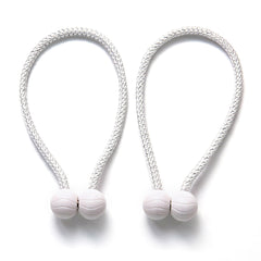 2pcs Minimalist Magnetic Curtain Tiebacks for Bedroom and Living Room