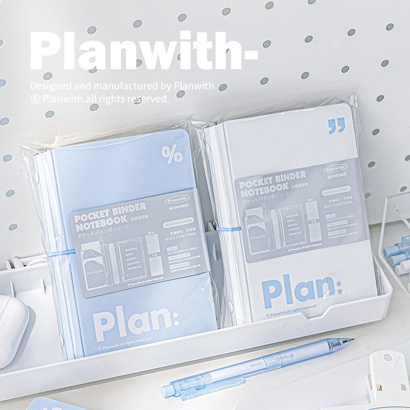 Planwith Pocket Minimalist Pocket Loose leaf Book
