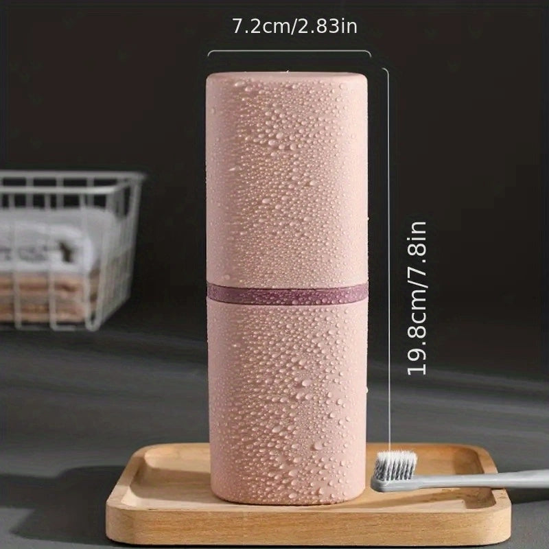 Dustproof Toothbrush Holder Portable Cup Storage Box for Traveling Camping