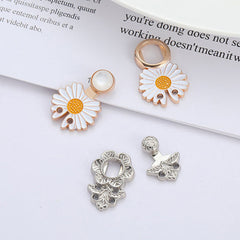 1pc Reusable Metal Pearl Snap Fastener Pants Button - Reduce Waist
