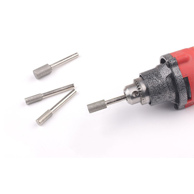 20pcs Diamond Grinding Heads Mini Bit for Rotary Drill Tool Burrs Grinding