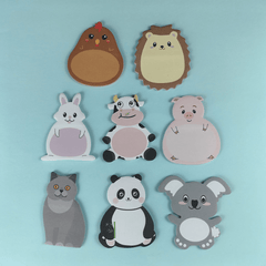 Cartoon Sticky Notes Book Office Small Fresh Sticky Notes Paper 50 Pages