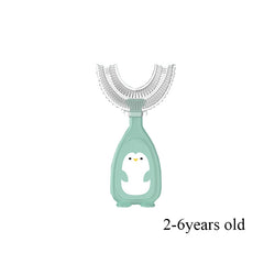 Kids U-shaped Silicone Toothbrush Soft Oral Care