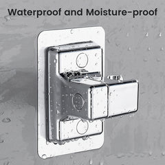 Shower Head Holder Universal Handheld Showerhead Bracket Adhesive Wall Mount