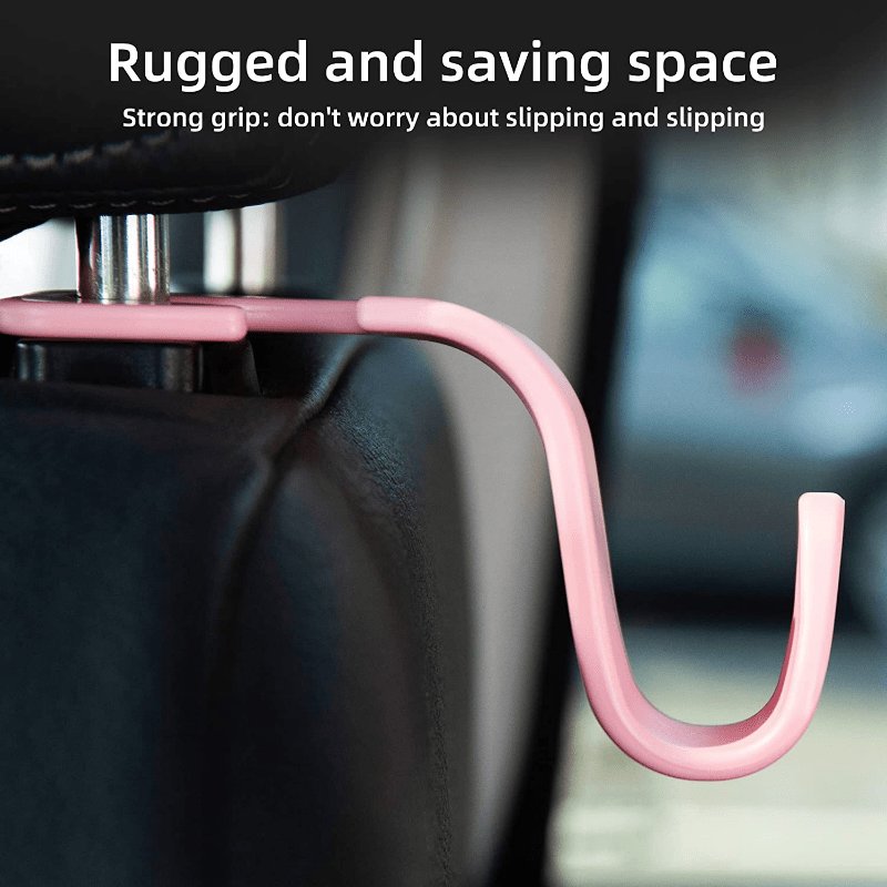 Car Headrest Hook Organizer Hanger Storage for Bag Purse Cloth Grocery