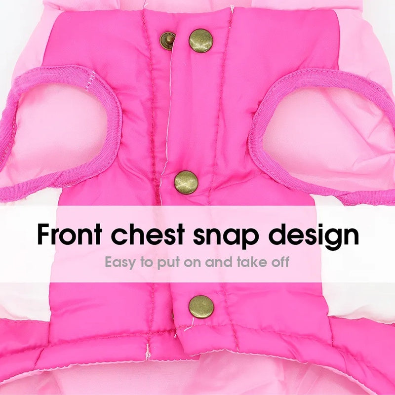 Winter Dog Down Coat for Small Medium Dogs Cats Puppy Jacket