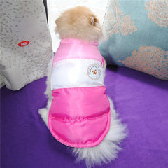 Winter Dog Down Coat for Small Medium Dogs Cats Puppy Jacket