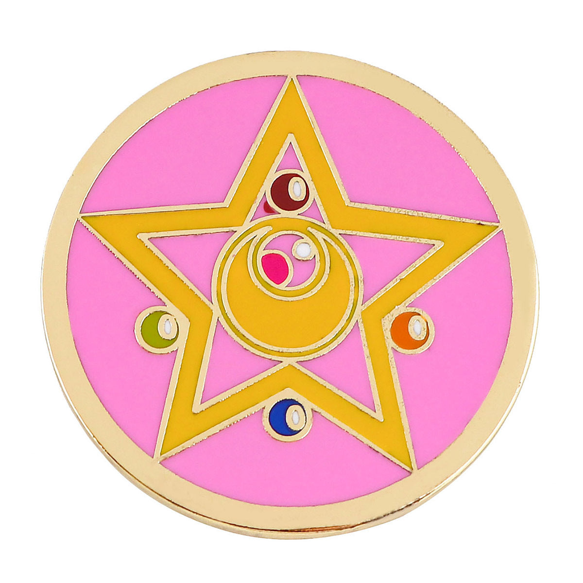 Stylish 5 Point Star Enamel Pins for Men