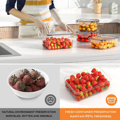 34pcs Food Storage Container With Lid Plastic Leak Proof BPA