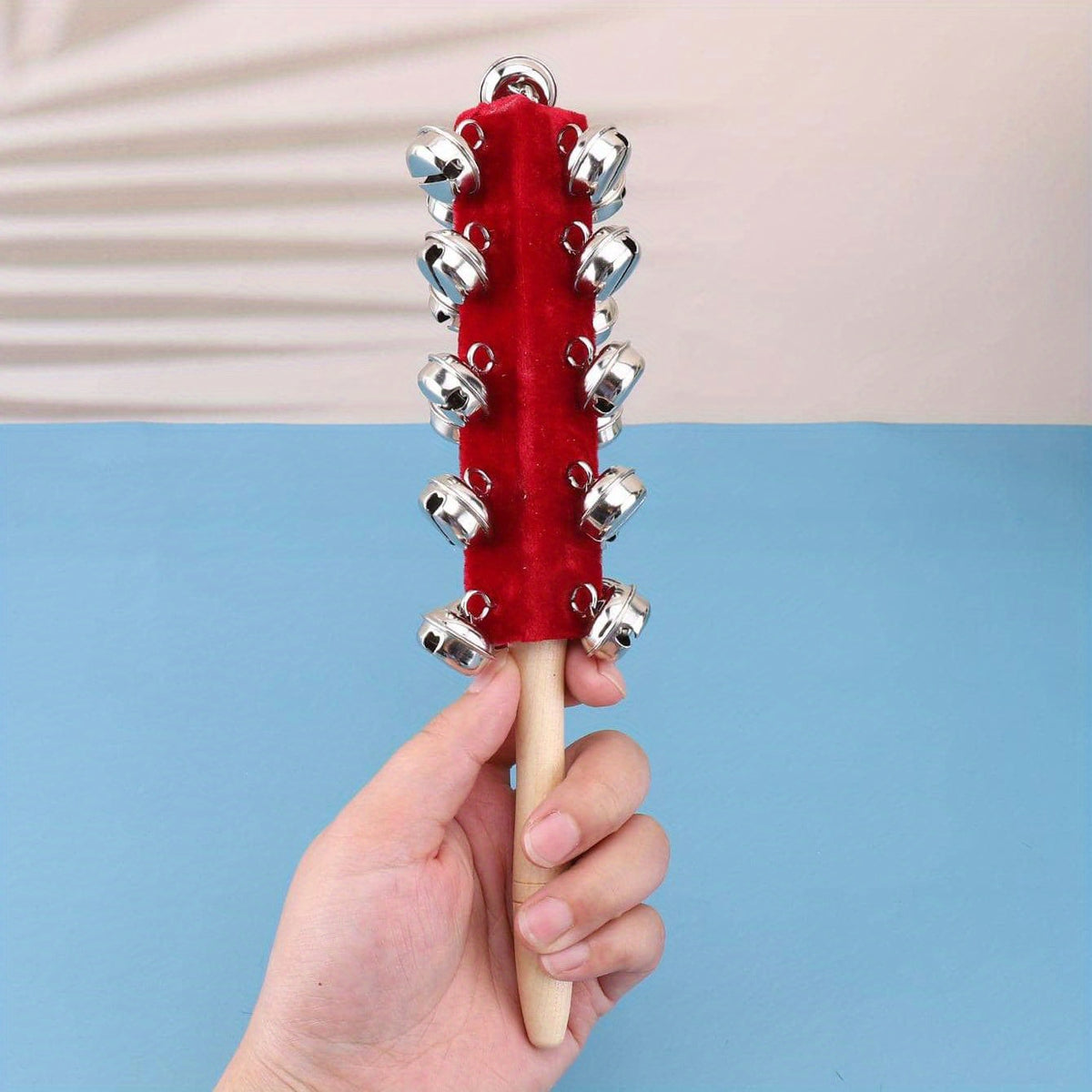 Musical Instrument Kit: Rattle Drum Bell Triangle Wrist Bell Loudspeakers
