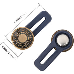 5pcs Button Extender For Pants Adjustable Waist Retractable Waistband