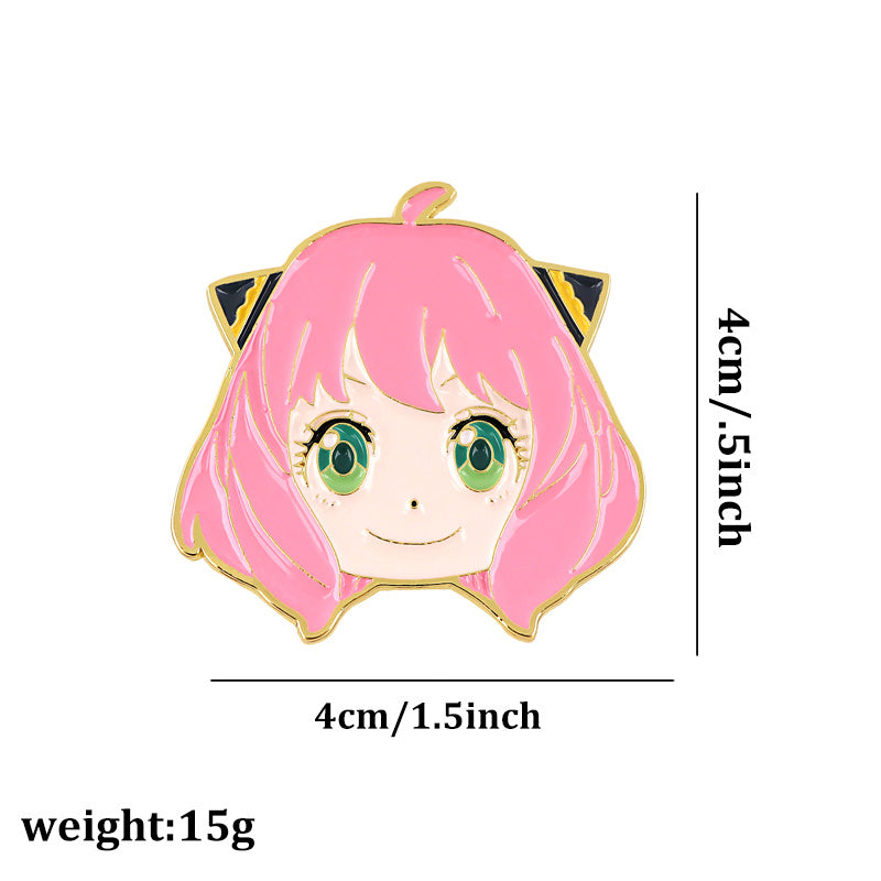 Anime Enamel Brooch For Men Lapel Badges
