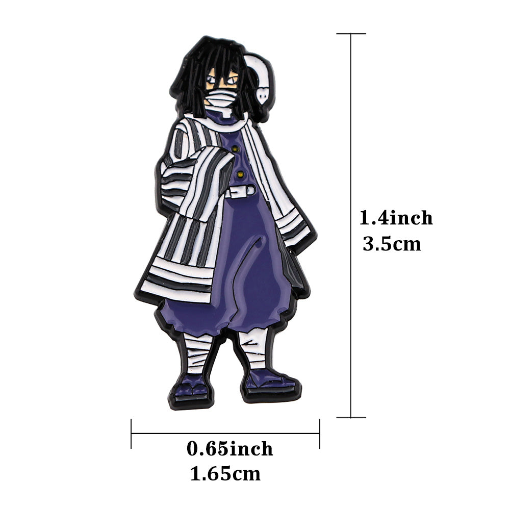 Men's Anime Enamel Pin - Cartoon Funny Pins for Clothes