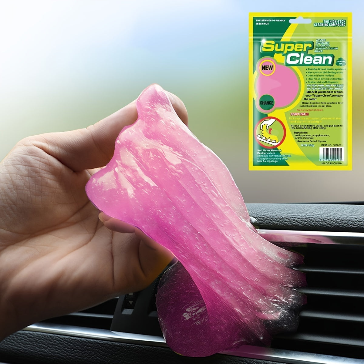 80g Car Detailing Cleaning Gel Dust Cleaner for Automotive Interior