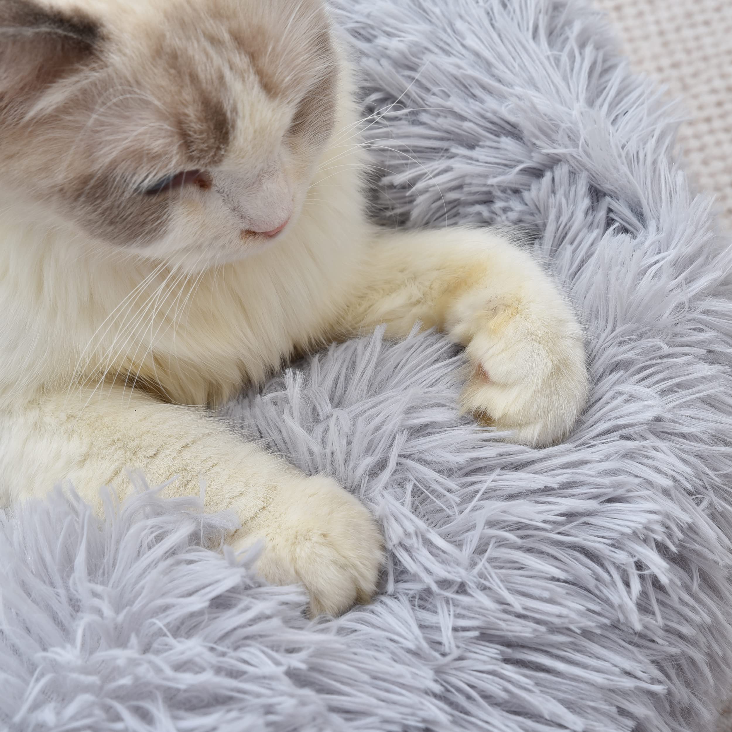 Soft Plush Washable Pet Bed for Kittens