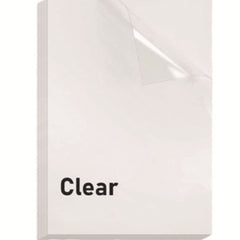 50 Sheets Inkjet Printable Clear Vinyl Sticker Paper 8.5 x 11 Non Waterproof