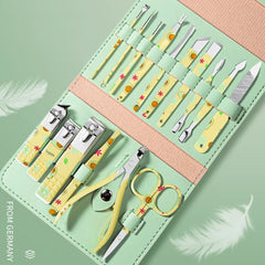 Nail Clippers Set Fingernail & Toenail Cutter Manicure Tool And Ear Cleaning Spo