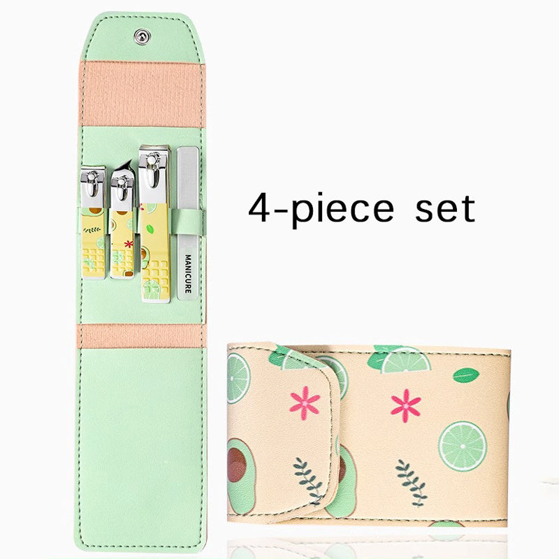 Nail Clippers Set Fingernail & Toenail Cutter Manicure Tool And Ear Cleaning Spo