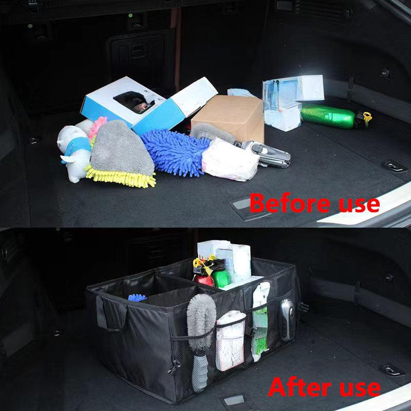 Car Trunk Storage Bag Oxford Cloth Organizer Auto Grocery Storage Box